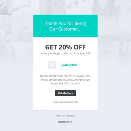 Image result for Discount Code Email Template