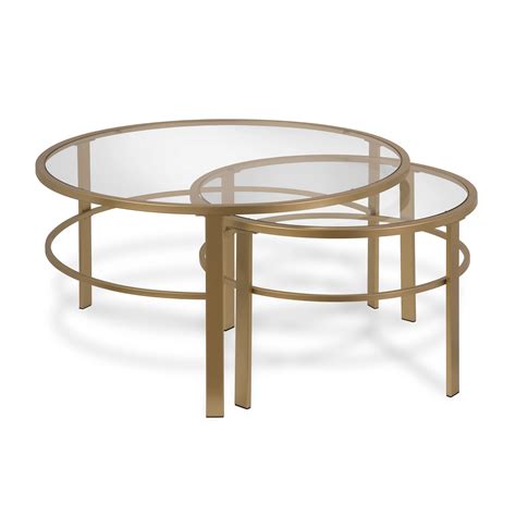 Small Glass Nesting Coffee Tables at Stephanie Lori blog