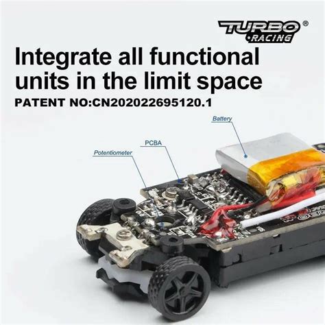Turbo Racing C74-BK(Limited Edition) Desktop Sports Car 1:76 RTR(Black ...