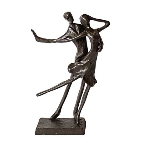 Buy Artgenius Couple Dance Scuplture, Couple Together Cast Iron Statue ...