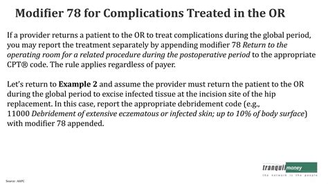 78 Modifier Description