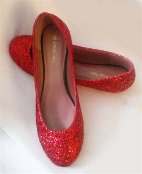 red glitter flat shoes,www.npssonipat.com