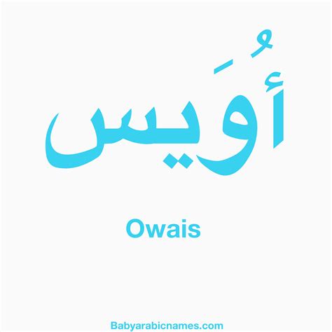 Owais Arabic Baby Boy Name - أويس - Baby Arabic Names