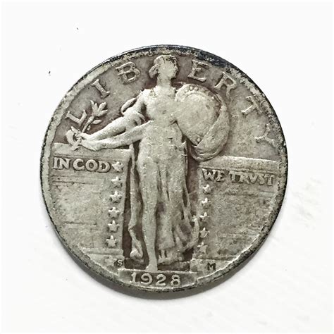 1928-S Silver Standing Liberty Quarter | Property Room
