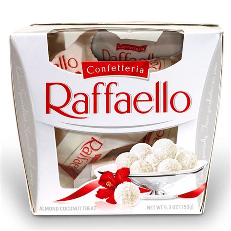 Ferrero Raffaello Premium Gourmet White Almond, Cream and Coconut, Gift ...