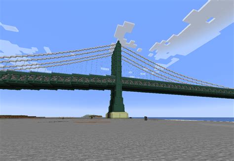 Image result for Cable Bridge Minecraft
