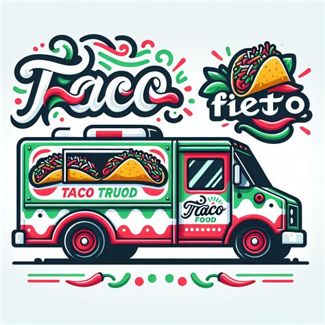 Best Mexican Food Taco Truck Logo Ideas | Vondy