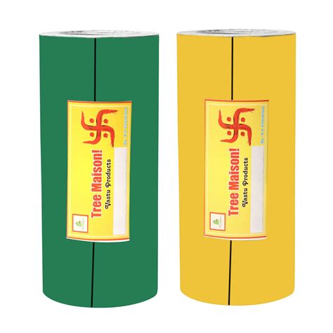 TREE MAISON CORONATING HOMES Treemaison Vastu Green - Yellow Color Tape ...