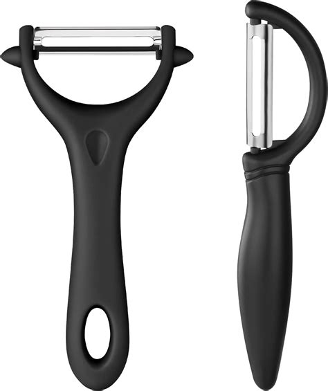 AUAUY 2Pcs Potato Peeler, Y and I-Shaped Swivel Vegetable Peeler Set ...