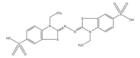 2,2′-azino-bis(acide 3-éthylbenzothiazoline-6-sulfonique) diammonium ...