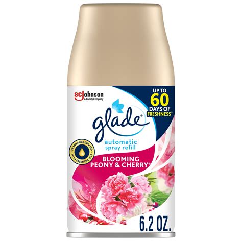 Glade Automatic Spray Refill 1 CT, Blooming Peony & Cherry, 6.2 OZ ...