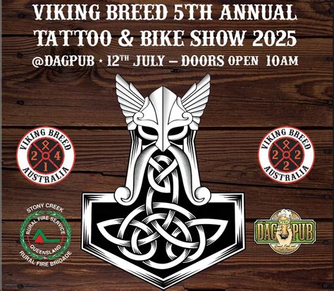 Viking Breed 5th Annual Tattoo and Bike Show 2025, Dag Pub, D'aguilar ...