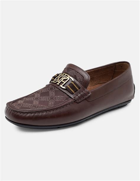 Brand Printed Godric Loafers