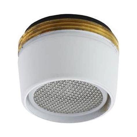 4011404 DUAL AERATOR WHT Danco Dual Thread 15/16 in.-27M x 55/64 in.-27F White Faucet Aerator ...