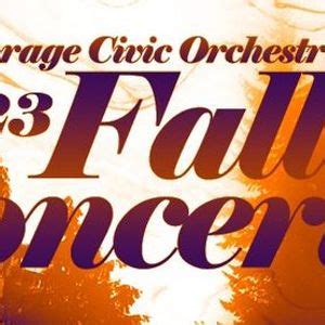 Anchorage Civic Orchestra Fall Concert, Alaska Center for the ...