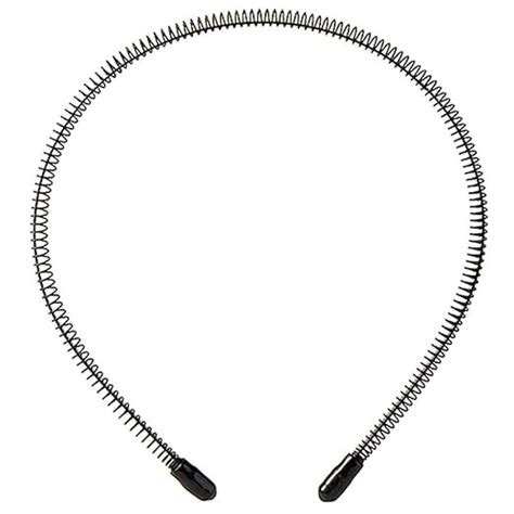 Flysales® Black Flexible Metal Spring,Wavy Zig Zag,Chain Non Slip Hair ...