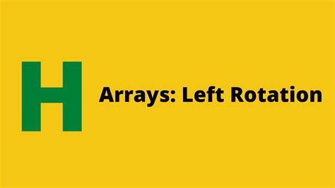 Image result for HackerRank Arrays Left Rotation Python