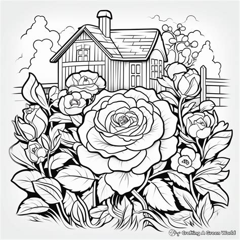 Free Printable Adult Coloring Pages Garden Path