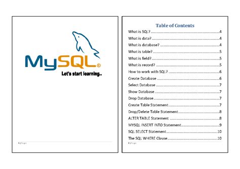 SQL Concepts & Quick Reference Notes for Easy Review - Studocu