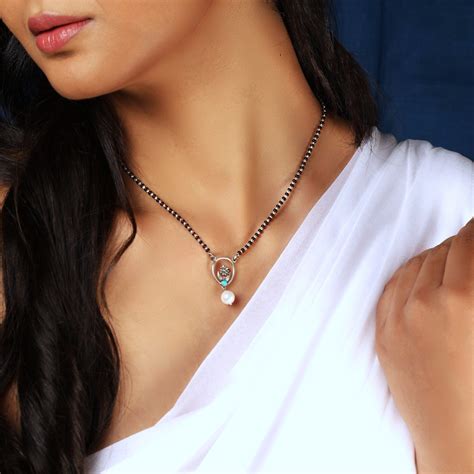 Kamandalu Mangalsutra – Avyaktaa: Online Silver Jewelry