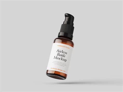 5 Free Airless Pump Bottle Mockup PSD Files - Free Package Mockups