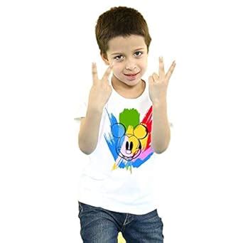 Buy Bon Organik Cotton Happy Holi Matching White Disney dad and Son ...