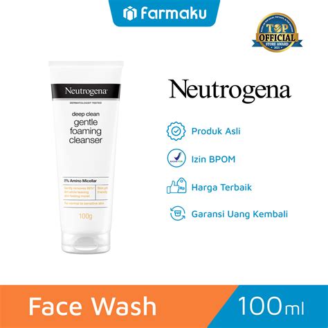 Neutrogena Deep Clean Gentle Foaming Cleanser 100 gr | Farmaku