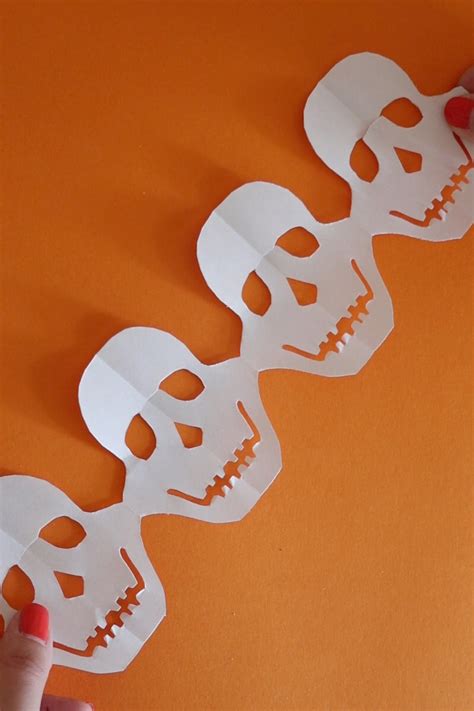 Image result for Skeleton Paper Chain Craft