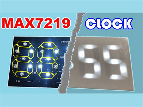 Arduino MAX7219 7-Segment Clock 的图像结果