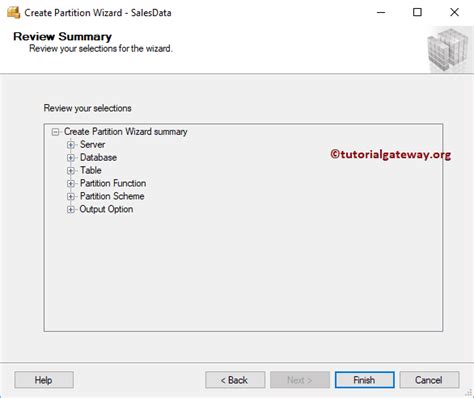 SSMS Partition Wizard 的图像结果