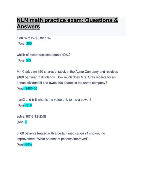 Image result for Npost Practice Math Questions