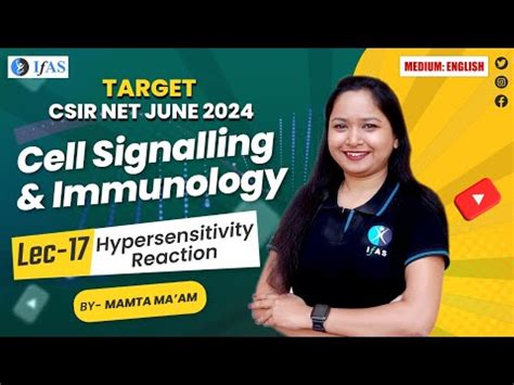 Hypersensitivity Reaction Video Lecture - Crash Course for UGC NET Life ...