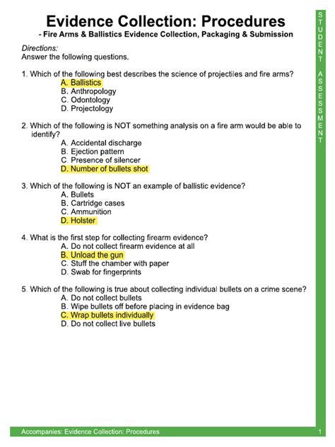 Image result for Firearm Evidence Collection Procedure