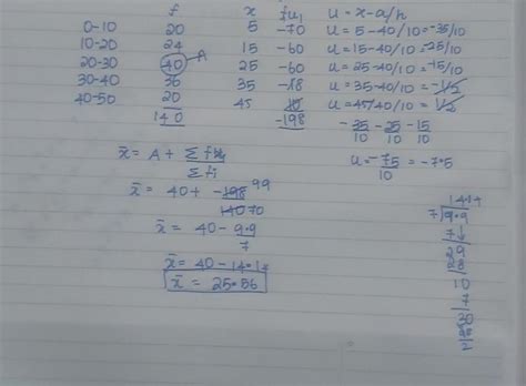 the following table shows marks scored by students in an examination of ...