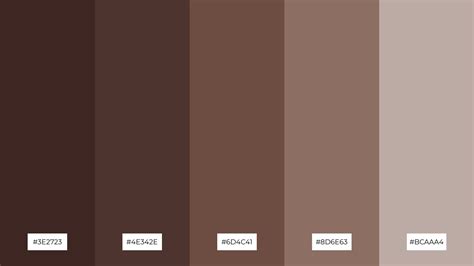 The Best 15 Dark Brown Color Palette Combinations