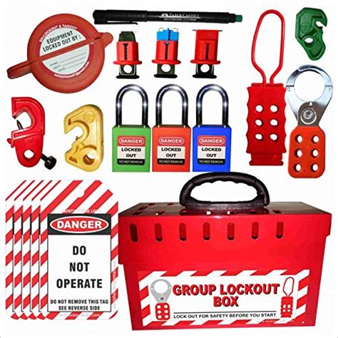 Group Lockout Box Loto Kit-248 Set Of 1 Safety House Loto : Amazon.in ...