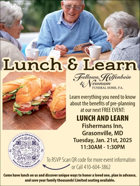 Lunch & Learn, Fellows, Helfenbein & Newnam Funeral Home, P.A ...