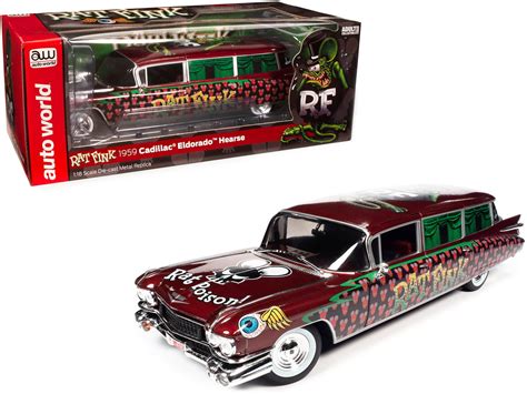 Buy Diecast Dropshipper AW303 1-18 Scale 1959 Cadillac Eldorado Hearse ...