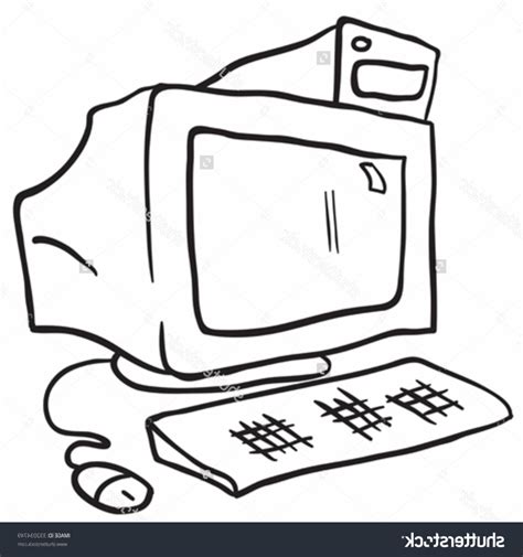 Image result for Computer Cartoon Drawing