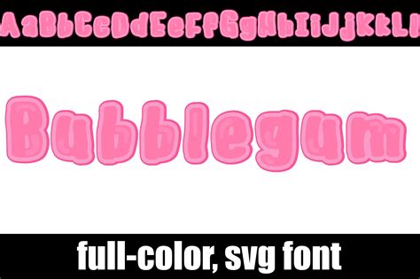 Bubblegum Font by Illustration Ink · Creative Fabrica