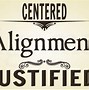 Image result for right alignment