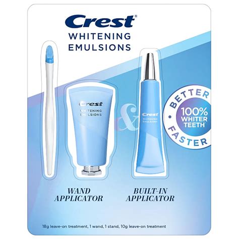 Crest Whitening Emulsions Teeth Whitening Treatment Kit - Walmart.com