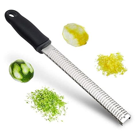 Spatlus Lemon Zester & Cheese Grater Parmesan Cheese, Lemon, Ginger ...