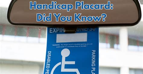 How to use a handicap placard in Pennsylvania | Brandywine Elder Care ...