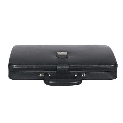 OBANI Black Leather Briefcase Office Bag | Travel Briefcase men| office ...