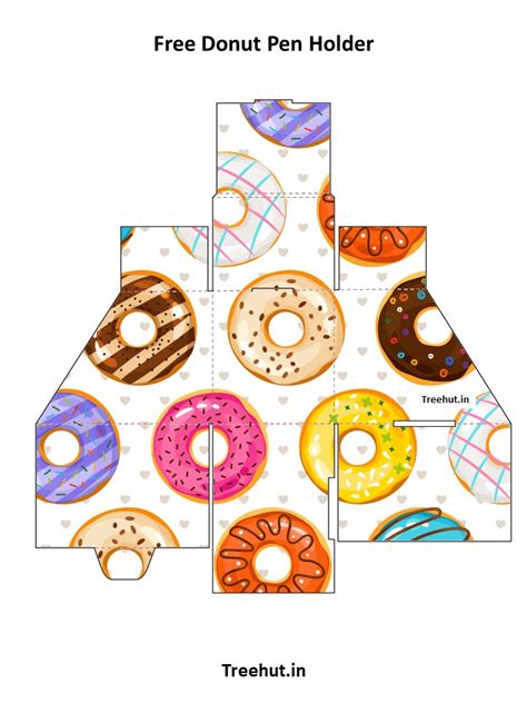 Free Donut Bulletin Board Decorations and Craft Printables #159