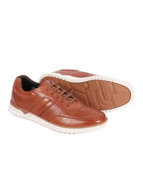 DIMITRI CASUAL SHOE – TAN & BROWN