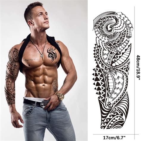 Aresvns Halloween Temporary Sleeve Tattoo for Men India | Ubuy