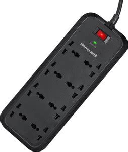Honeywell Surge Protector, with Universal Sockets, 2 Meter Cord, 20 ...