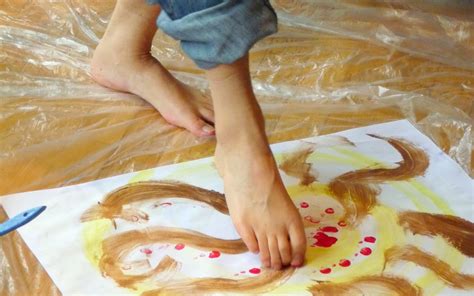 Foot Painting at PaintingValley.com | Explore collection of Foot Painting